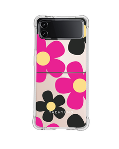 Android Flip / Fold Case - Daisy Hot Pink