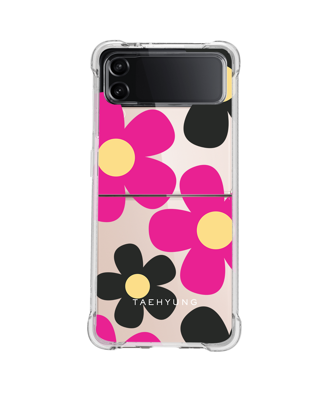 Android Flip / Fold Case - Daisy Hot Pink