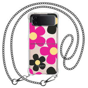 Android Flip / Fold Case - Daisy Hot Pink