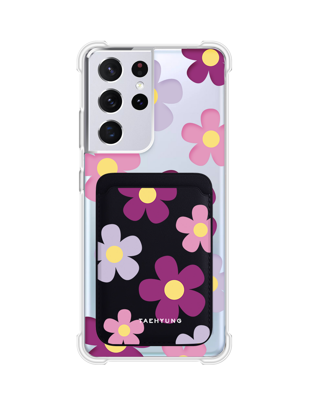 Android Magnetic Wallet Case - Daisy Paradise