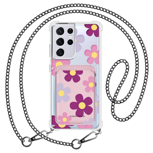 Android Magnetic Wallet Case - Daisy Paradise