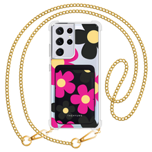 Load image into Gallery viewer, Android Magnetic Wallet Case - Daisy Hot Pink
