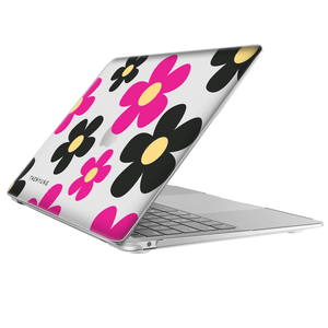 MacBook Snap Case - Daisy Hot Pink