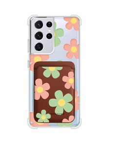 Android Magnetic Wallet Case - Daisy Spring