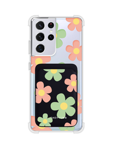 Android Magnetic Wallet Case - Daisy Spring