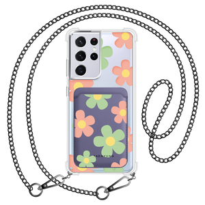 Android Magnetic Wallet Case - Daisy Spring