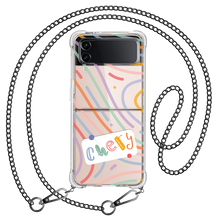 Load image into Gallery viewer, Android Flip / Fold Case - Doodle 2.0 Monogram
