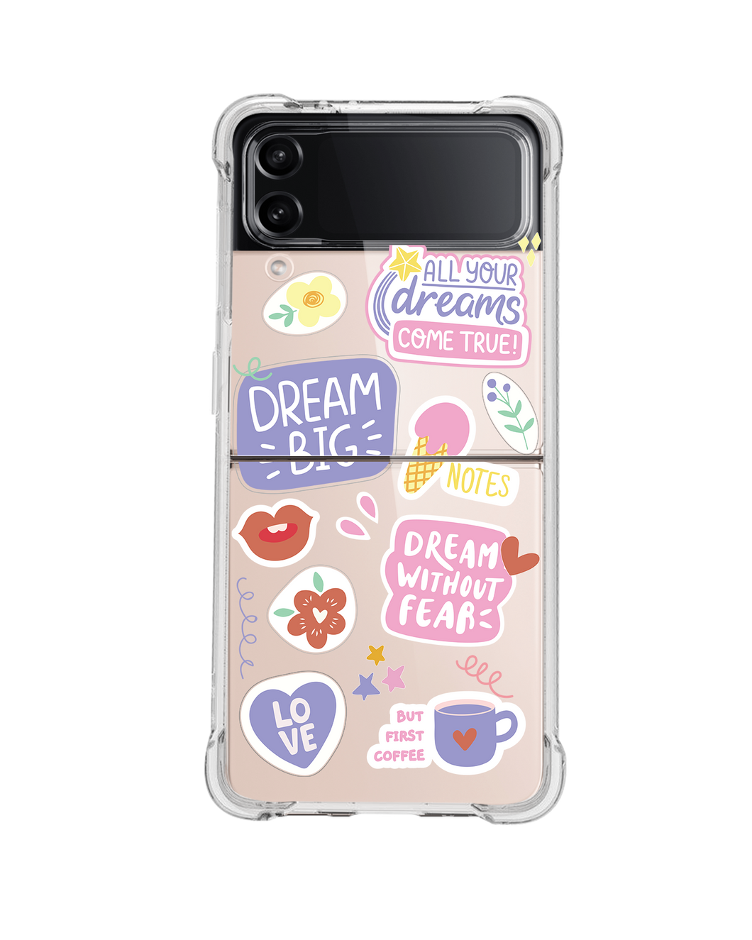 Android Flip / Fold Case - Dream Sticker Pack