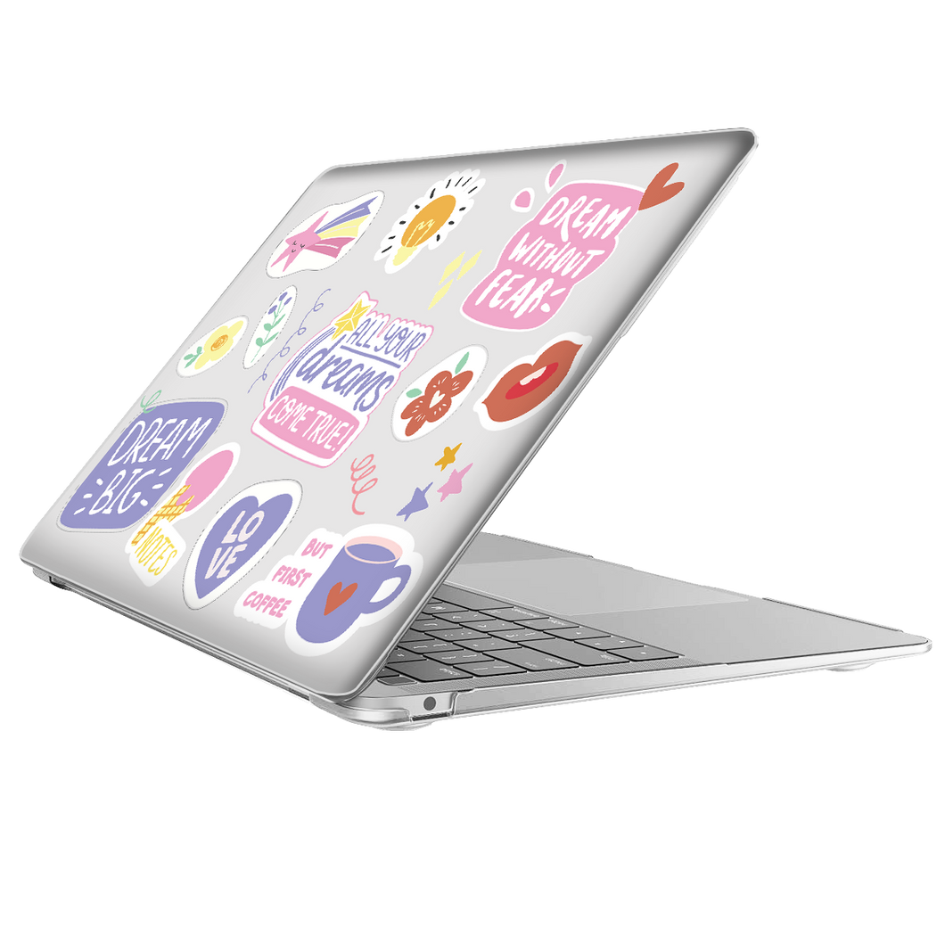 MacBook Snap Case - Dream Sticker Pack