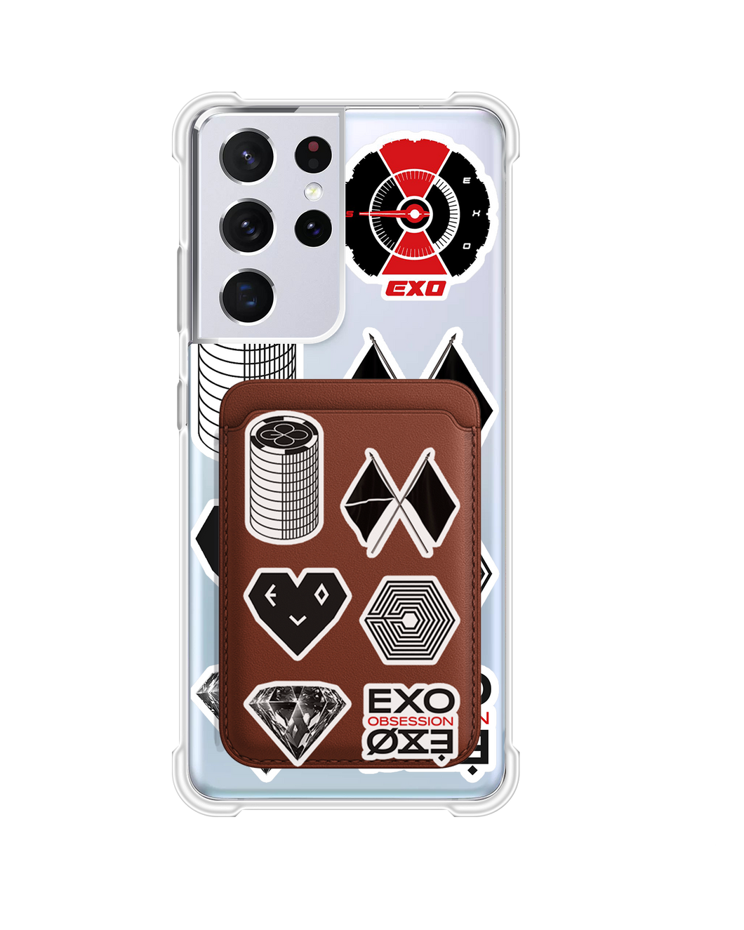 Android Magnetic Wallet Case - EXO Sticker Pack