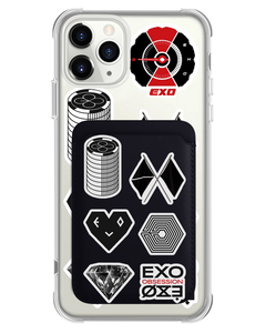 iPhone Magnetic Wallet Case - Exo Sticker Pack