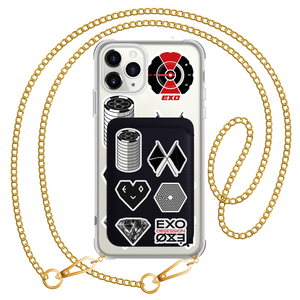 iPhone Magnetic Wallet Case - Exo Sticker Pack