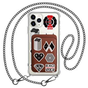 iPhone Magnetic Wallet Case - Exo Sticker Pack