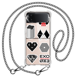 Android Flip / Fold Case - Exo Sticker Pack