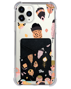 iPhone Phone Wallet Case - Feathers