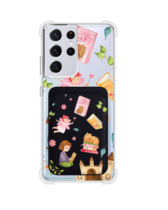 Android Magnetic Wallet Case - Fairy Cat