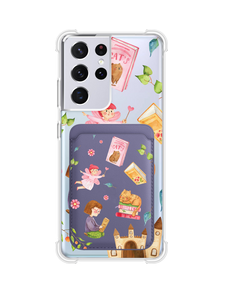 Android Magnetic Wallet Case - Fairy Cat