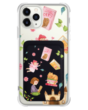 Load image into Gallery viewer, iPhone Magnetic Wallet Case - Fairy Cat
