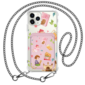 iPhone Magnetic Wallet Case - Fairy Cat