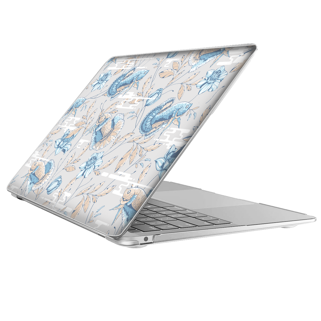 MacBook Snap Case - Fish & Floral 4.0