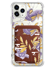 Load image into Gallery viewer, iPhone Magnetic Wallet Case - Fish &amp; Floral 5.0

