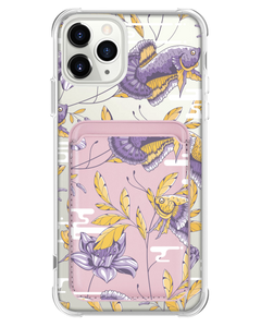 iPhone Magnetic Wallet Case - Fish & Floral 5.0
