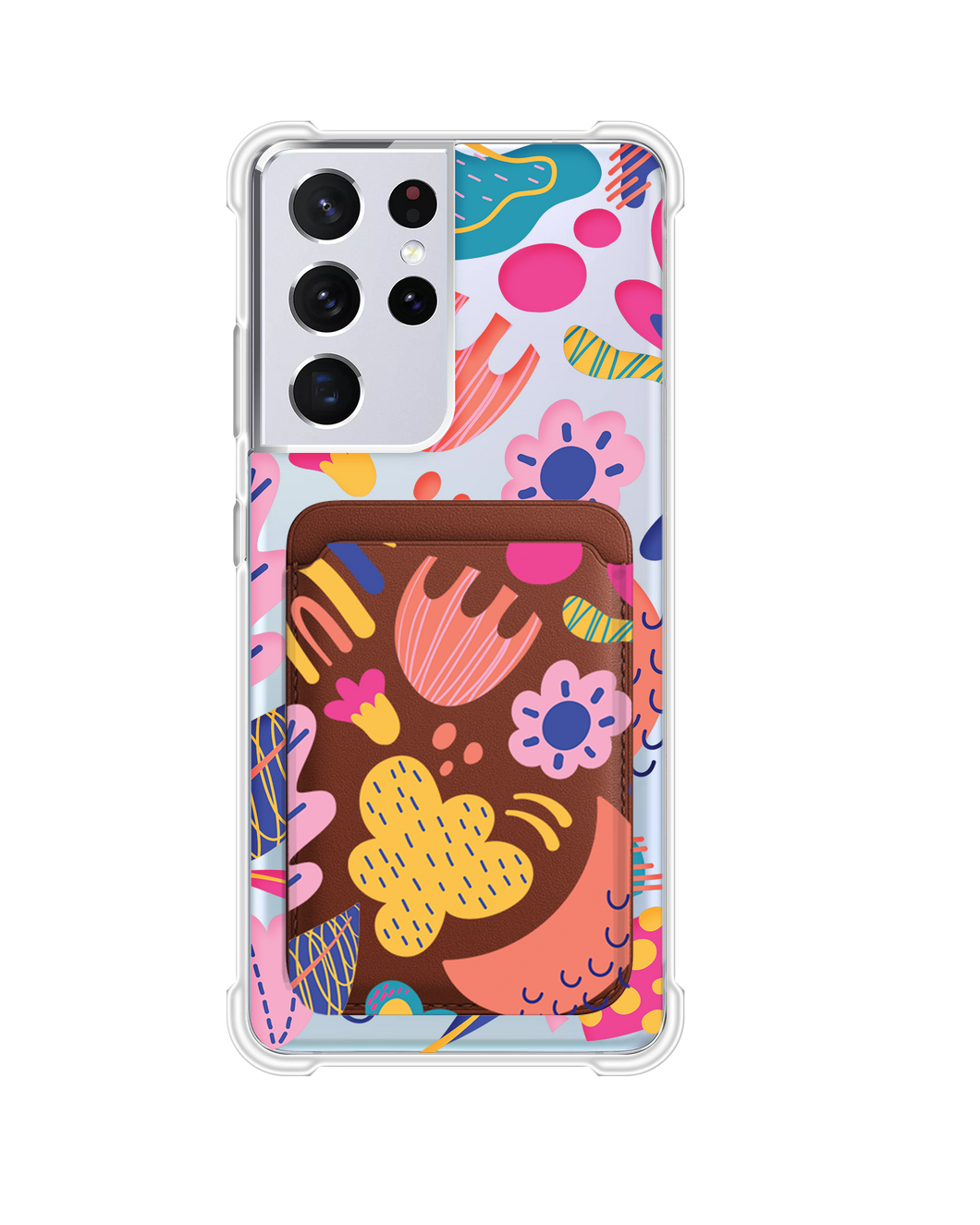 Android Magnetic Wallet Case - Florals