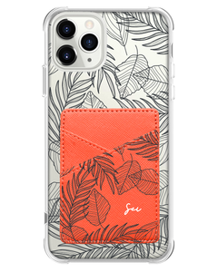 iPhone Phone Wallet Case - Sketchy Tropical 2.0