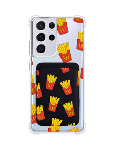 Android Magnetic Wallet Case - Fries