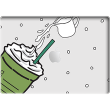 Load image into Gallery viewer, Macbook Snap Case - Green Tea Matcha Frappe
