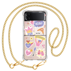 Android Flip / Fold Case - Girl Power Sticker Pack