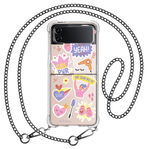 Android Flip / Fold Case - Girl Power Sticker Pack