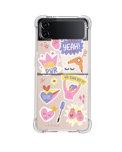 Android Flip / Fold Case - Girl Power Sticker Pack