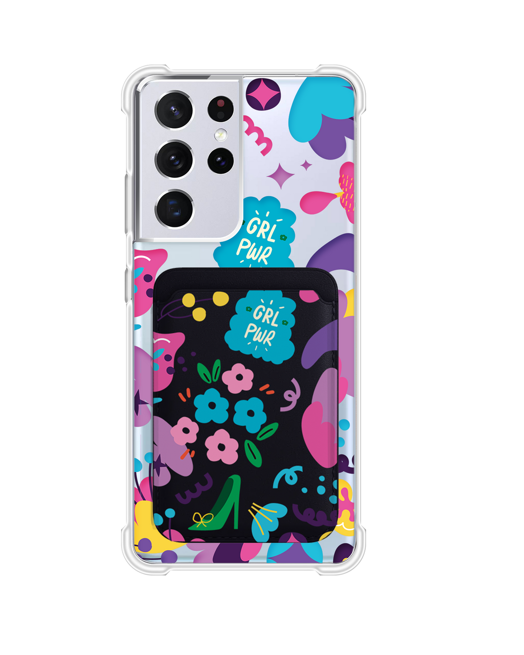 Android Magnetic Wallet Case - Girl Power