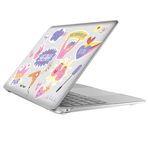 MacBook Snap Case - Girl Power Sticker Pack