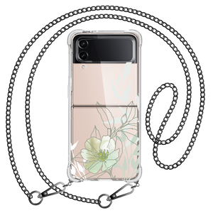 Android Flip / Fold Case - Greenmint Lily