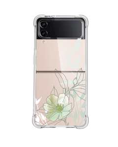 Android Flip / Fold Case - Greenmint Lily