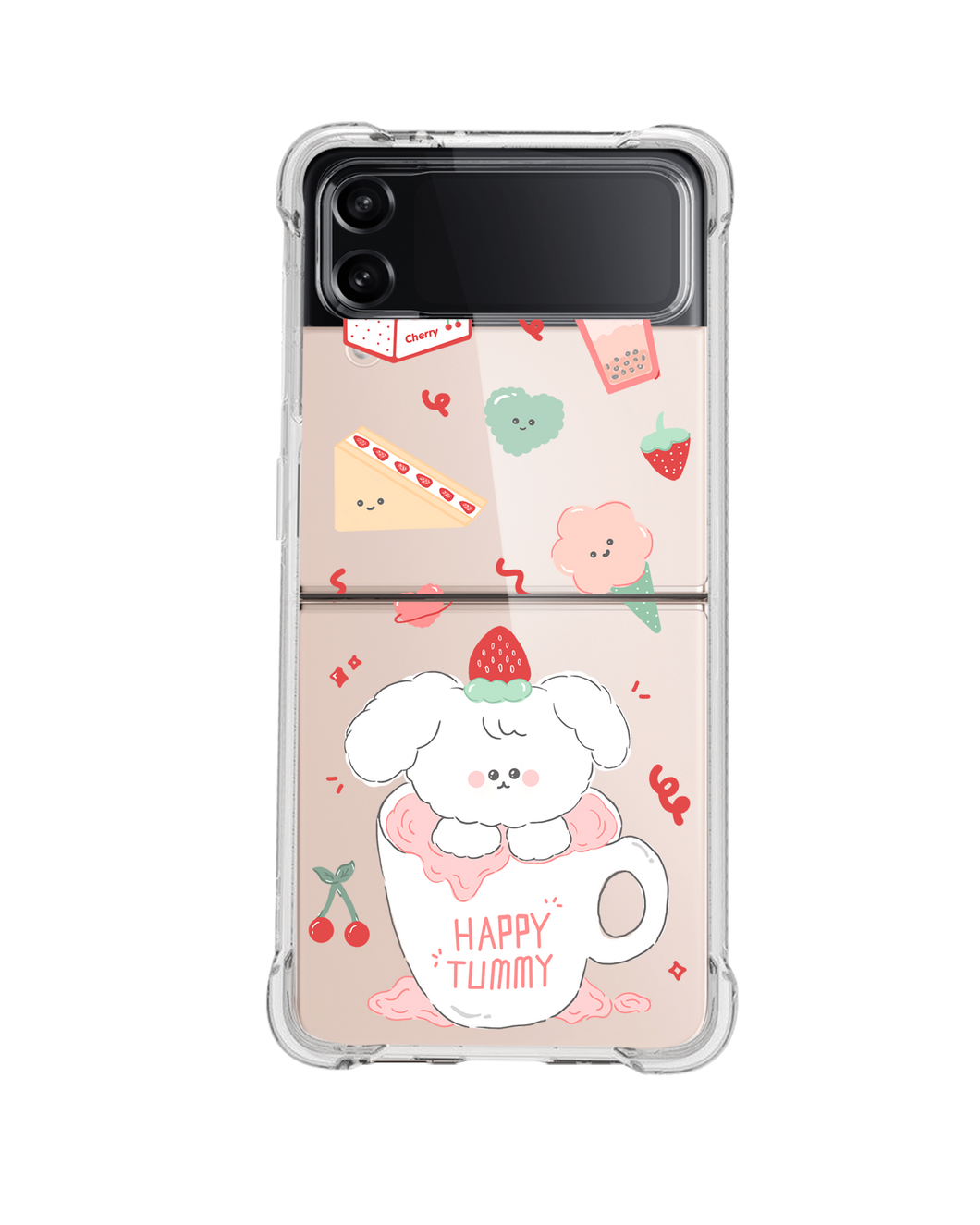 Android Flip / Fold Case - Happy Tummy