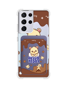 Android Magnetic Wallet Case - Hello Teddy 1.0