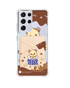 Android Phone Wallet Case - Hello Teddy 1.0