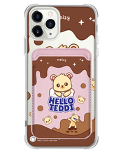 Load image into Gallery viewer, iPhone Magnetic Wallet Case - Hello Teddy 1.0

