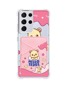 Android Phone Wallet Case - Hello Teddy 2.0