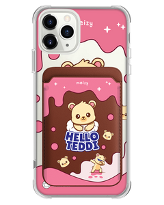 iPhone Magnetic Wallet Case - Hello Teddy 2.0