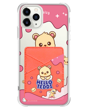 Load image into Gallery viewer, iPhone Phone Wallet Case - Hello Teddy 2.0
