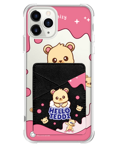 iPhone Phone Wallet Case - Hello Teddy 2.0