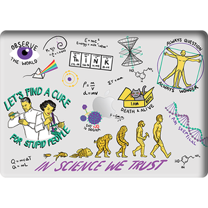 MacBook Snap Case -  In Science We Trust