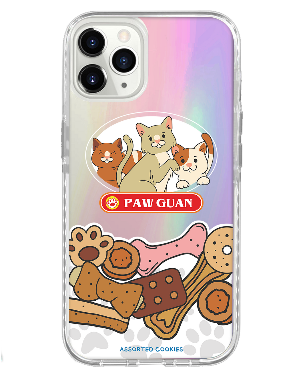 iPhone Rearguard Holo - Pawguan Cat