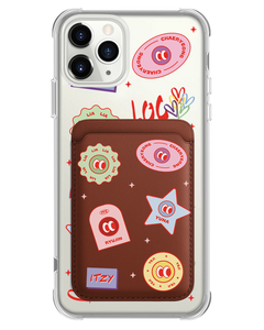 iPhone Magnetic Wallet Case - Itzy Sticker Pack