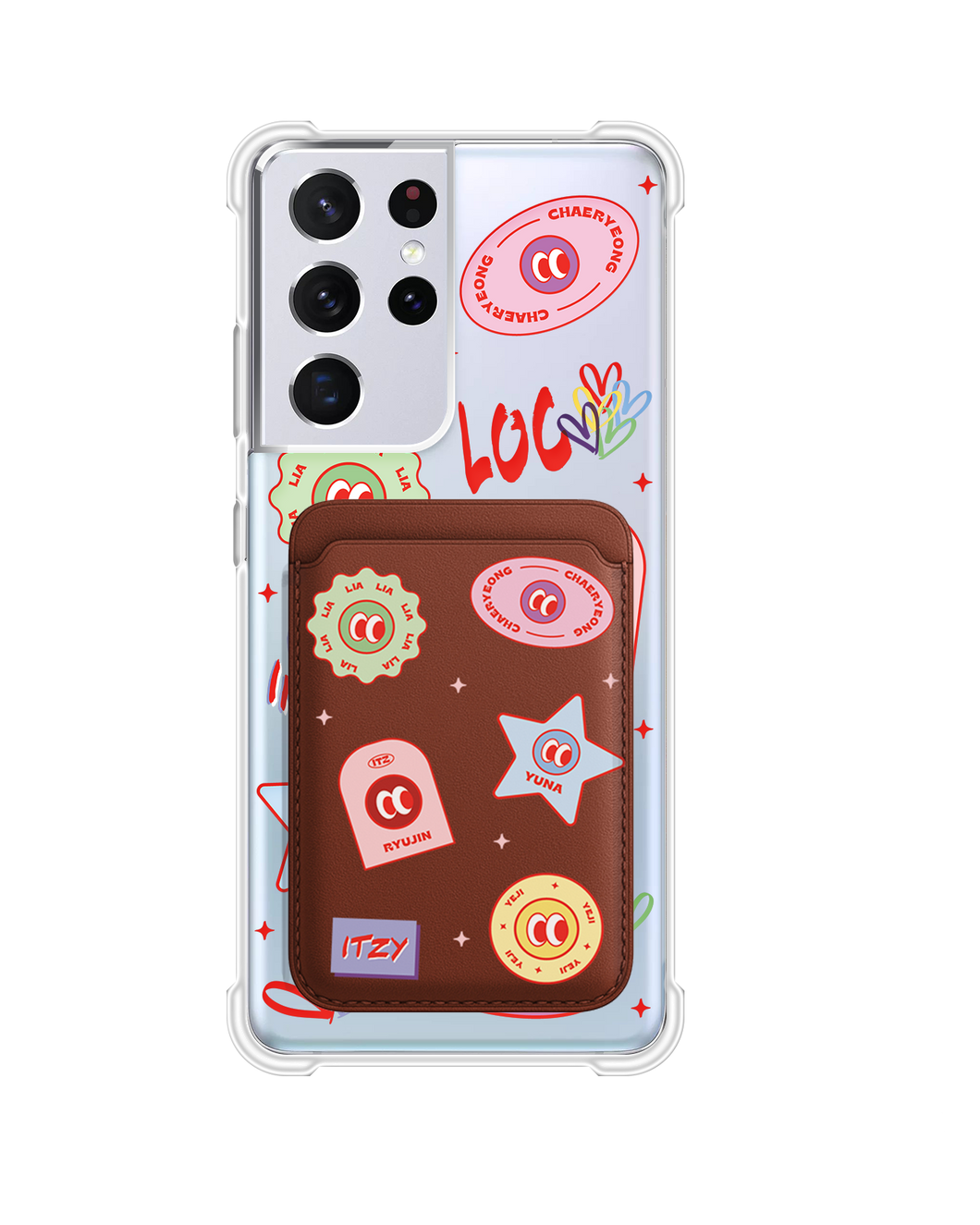 Android Magnetic Wallet Case - ITZY Sticker Pack