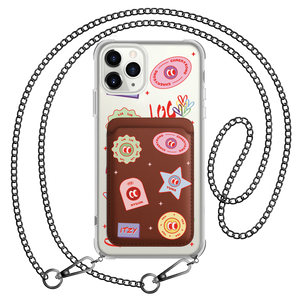 iPhone Magnetic Wallet Case - Itzy Sticker Pack